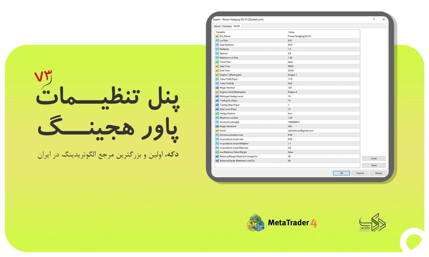 خرید اکسپرت پاور هجینگ | Power Hedging EA